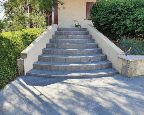 Escalier extérieur - Serraille Carrelage