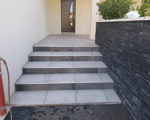 Escalier extérieur - Serraille Carrelage